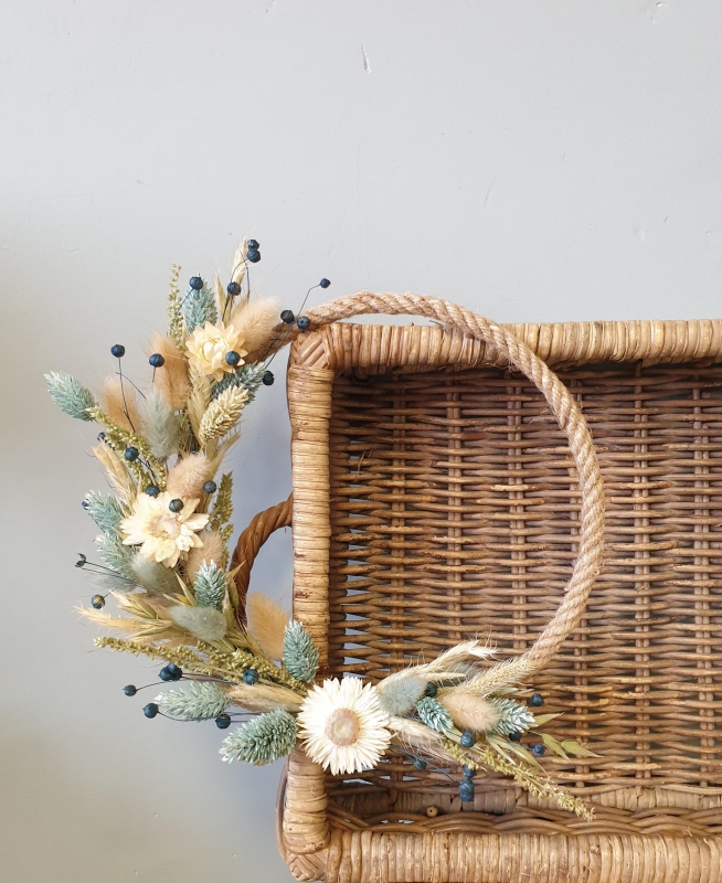 DIY-pakket krans van droogbloemen (20 cm)