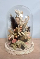 Stolp met droogbloemen